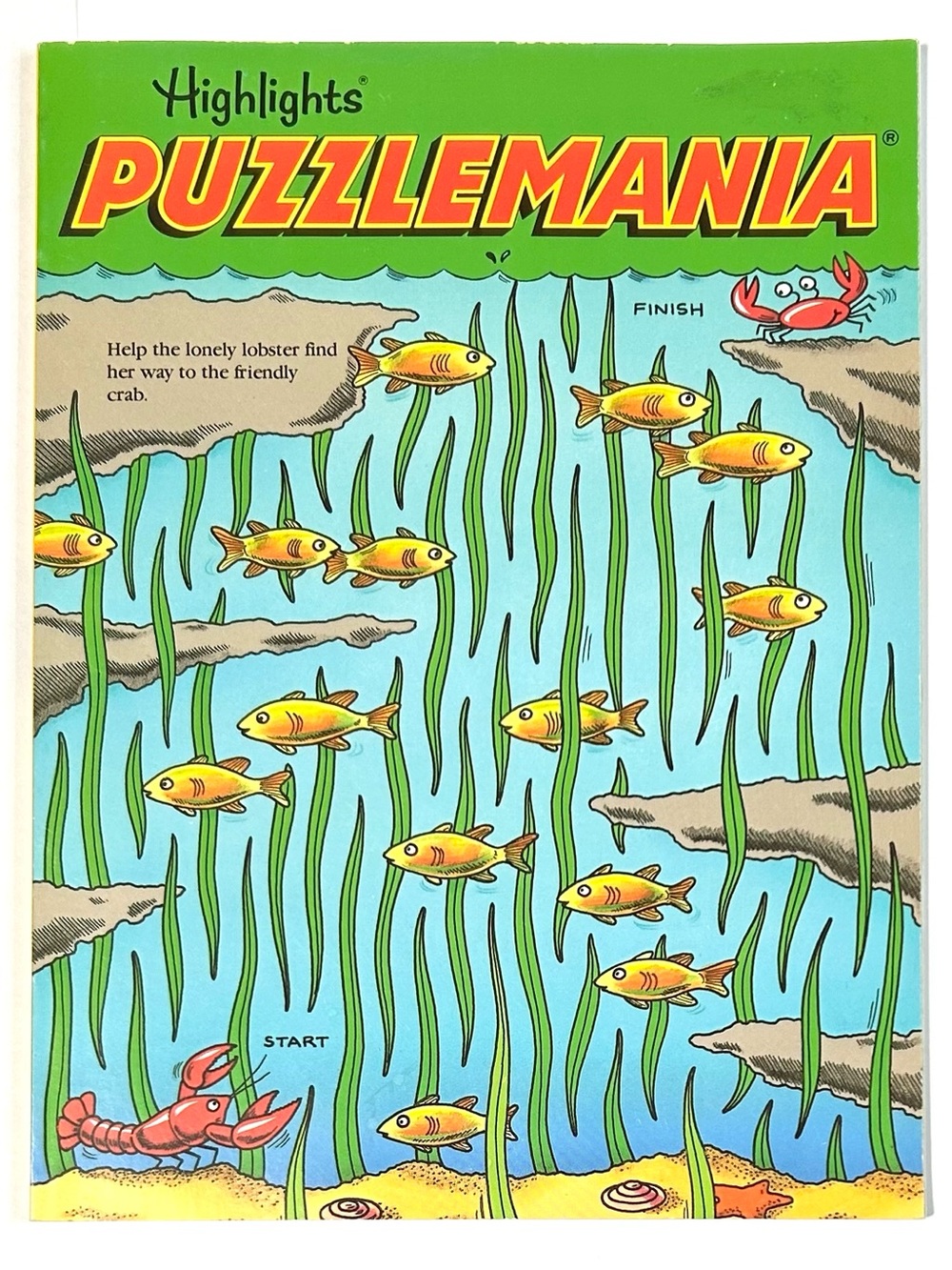 4/$20 Vintage Highlights Puzzlemania Magazine 1990 Never Used